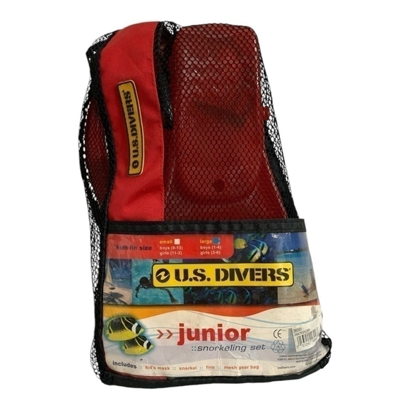 U.S. DIVERS Junior Snorkeling Set Diving Set Snorkeling Gear for Juniors - Picture 2 of 3